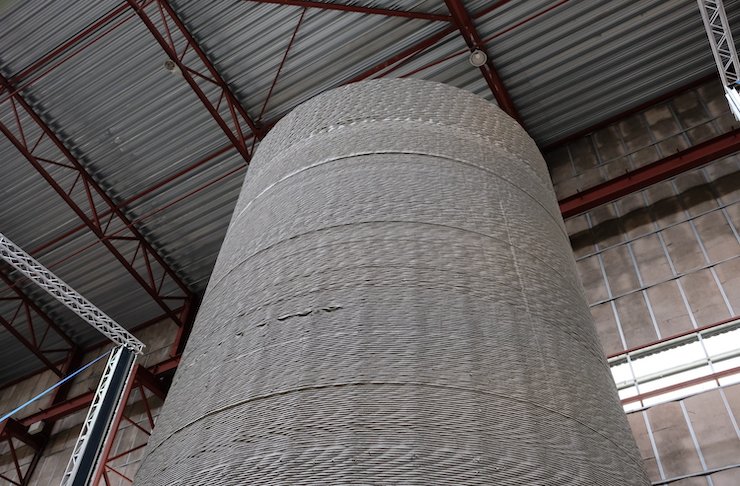 A collaboration between GE Renewable Energy, COBOD and LafargeHolcim is aiming to build record 200 metre tall wind turbine towers with 3D printed concrete bases.